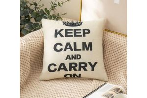 LINEN Printed Cushion with Inner (45x45cm) - 1778