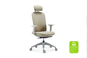 Office: SULLIVAN Ergonomic Office Chair (Yellow-Greyish White)