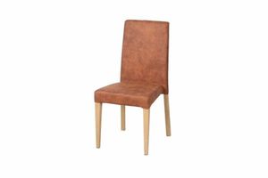 Dining: WEKA Stackable Dining Chair (Brown)