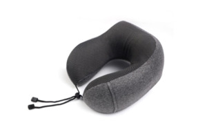 Bedroom: MEMORY FOAM U-Shape Neck Pillow (Dark Grey)