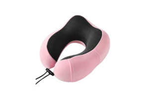 MEMORY FOAM U-Shape Neck Pillow (Pink)
