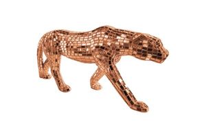 GEKO Large Golden Leopard Ornament Home Decoration (95cmx39cm)