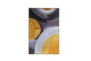 Hand Oil Painting Canvas Wall Art With Golden Frame (80x120cm)
