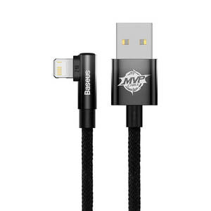 Ipad Chargers And Cables: BASEUS 1M Elbow iPhone Lightning Cable (2.4A) | MVP 2 Series Fast Charging Cable