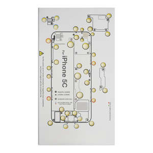 Iphone 5c Parts: iPhone 5c iScrews Holder Mat by Dottorpod