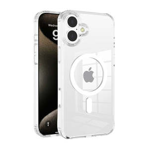 Iphone Cases: iPhone 16 Plus Case - Magnetic MagSafe Clear Case