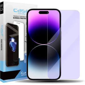 Iphone Screen Protectors: iPhone 14 Pro Screen Protector Blue Light Filter | Case Friendly Tempered Glass
