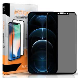 iPhone 12 Pro Max Glass Screen Protector 3D Gummed Privacy Tint | Full Coverage