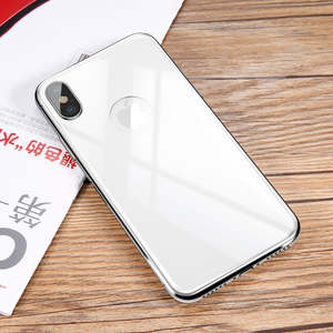 Iphone X Parts: iPhone X Baseus Back Tempered Glass