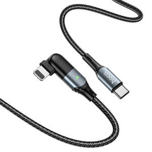 HOCO PD 20W Elbow USB-C to Lightning Charging Cable (1.2m) | U100 Orbit L Shaped&hellip;