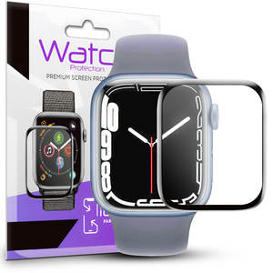 Apple Watch Screen Protectors: Apple Watch 41mm Screen Protector | 3D Hybrid Glass Full Coverage (For Series 7 and Series 8)