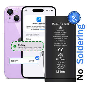 iPhone 12 Mini Diagnostic Battery | Pulled Chip | No Warning Messages