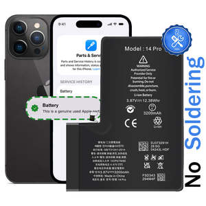 Iphone Batteries: iPhone 14 Pro Diagnostic Battery with Pulled OEM Chip | No Unknown Part Warning