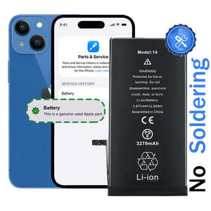 Iphone Batteries: iPhone 14 Diagnostic Battery with Pulled OEM Chip | No Unknown Part Warning