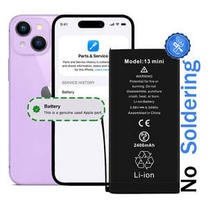 iPhone 13 Mini Diagnostic Battery with Pulled Chip | 2406mAh | No Warning Messages