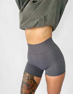 Frontpage: Luxe Form Shorts - Grey
