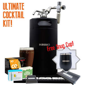 2l Kegs And Growlers: Ultimate Cocktal Keg Package - iKegger 2.0 Push Button Tap & Keg Combo