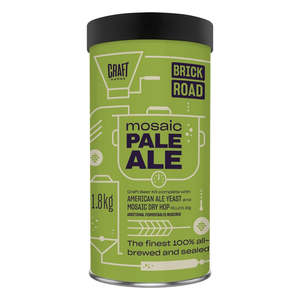 Brick Road Brewing Malt Kits: Brick Road Mosaic Pale Ale with dry hops 1.8kg