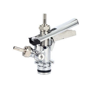 Dtype Kegs: U-type Keg Coupler - Guinness - Kilkenny - inc barbed hose tail fittings.