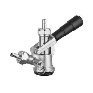 D-type Keg Coupler w/2x barbed outlets