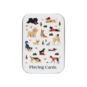 Puzzles And Games: Rex Playing Cards in Tin Dog Park