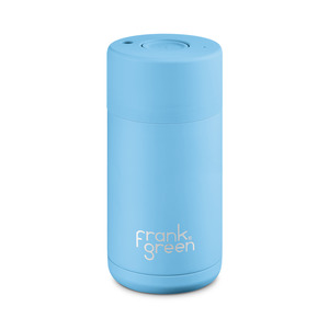 Frank Green Ceramic Reusable Cup 12oz Sky Blue