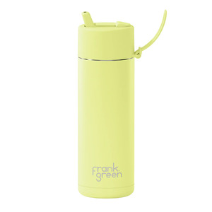 Drink Bottles: Frank Green Reusable Bottle Flip Straw 20oz Star Glow