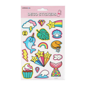 Rainbows And Unicorns: Deco Sparkly Fun Stickers