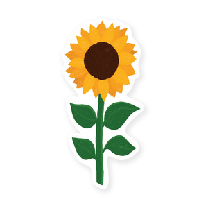 Botanical: Iko Iko Cut Out Bookmark Sunflower