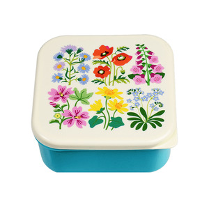 Lunchboxes: Rex Snack Box Wild Flowers