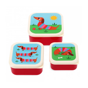 Lunchboxes: Rex Snack Box Sunny Sausage Dog