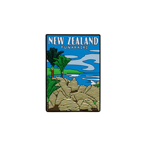 Moana Rd: Moana Road Silicone New Zealand Magnet Punakaiki
