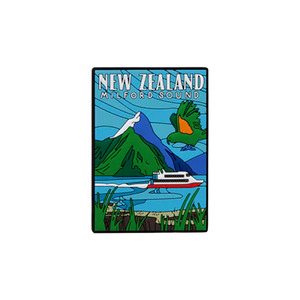 Moana Road Silicone New Zealand Magnet Milford Sound