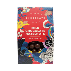Popular Brands: Wellington Chocolate Factory Milk Hazelnuts 150g