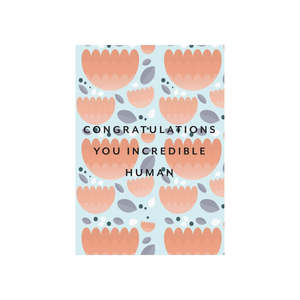 Popular Brands: Iko Iko Floral Card Congratulations