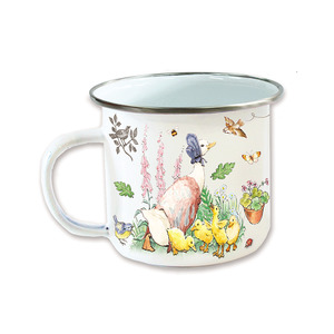 Mugs 1: Beatrix Potter Enamel Mug Jemima Puddleduck