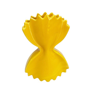 Planters And Vases: Ceramic Pasta Vase Yellow