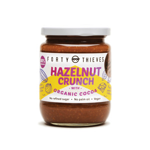 Forty Thieves Hazelnut Crunch with Organic Cocoa