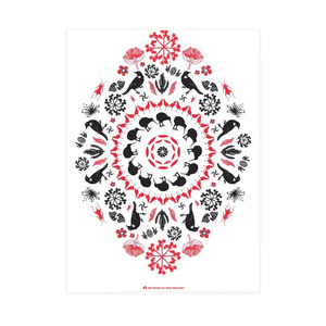 Tea Towels 1: Ali Davies Tea Towel Iconic NZ
