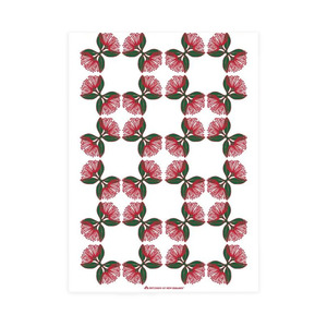 Ali Davies Tea Towel Pohutukawa