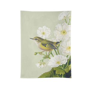 Tea Towels 1: 100 % NZ Tea Towel Birds and Botanical Rifleman
