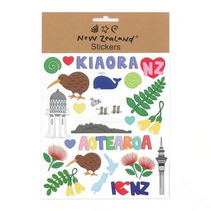 Stickers NZ Colourful Aotearo