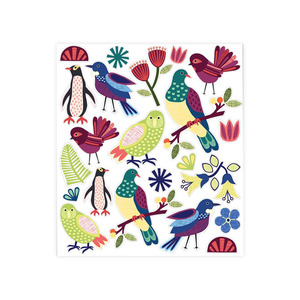 Sticker Sheets: Native Bird and Flora Stickers