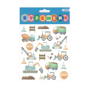 Sticker Sheets: Trucks Vehicles Heavy Machinery Stickers