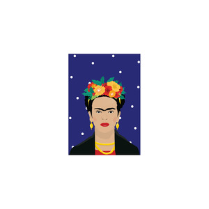 Mini Christmas Cards: Iko Iko Mini Christmas Card Holy Frida