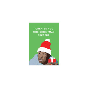 Mini Christmas Cards: Iko Iko Mini Christmas Card Pop Culture Create