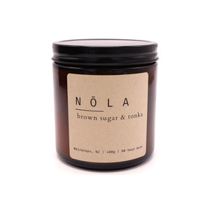 Handmade: Nola Candle 400g Brown Sugar and Tonka