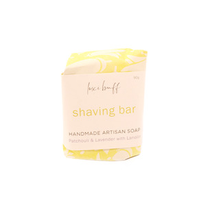 Handmade: Luxi Buff Shaving Soap Lanolin