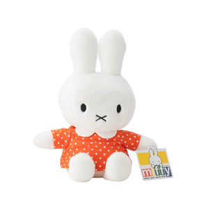 Christmas Merriment: Miffy Plush Toy Orange Spot Dress 29cm