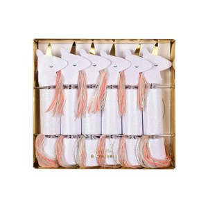 Christmas Merriment: Meri Meri Christmas Crackers Pack of 6 Unicorn
